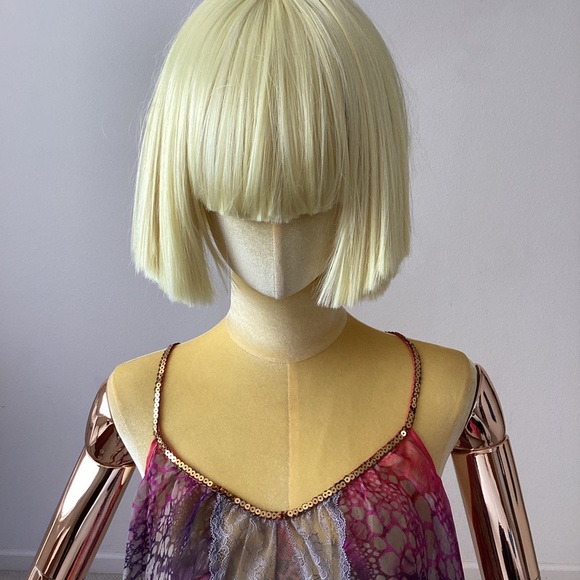 Free People Flowy Top With Sequins Detail SZ L - Picture 3 of 5